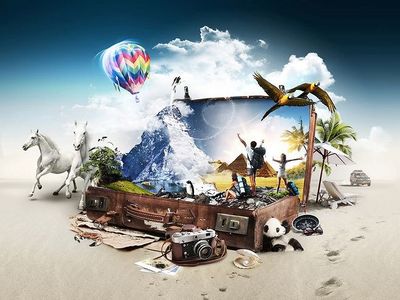 藝術(shù)與商業(yè)的完美融合 國外頂尖廣告設(shè)計(jì)中的創(chuàng)意海報(bào)與素材合成